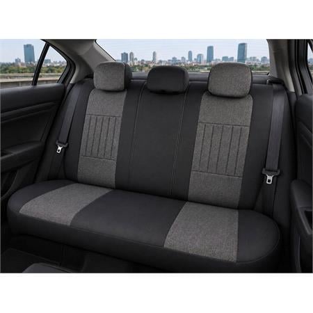 LEADER Style Seat Covers (Dark Grey) For Citroen C ZERO 2010 Onwards