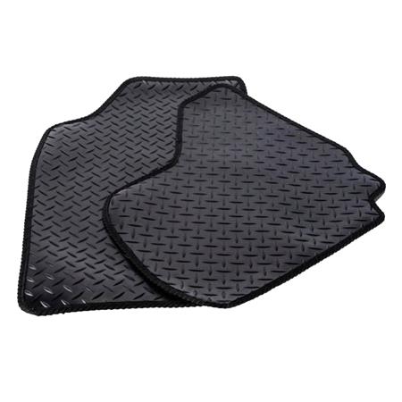 Rubber Tailored Boot Mat in Black for BMW X3  2017 Onwards