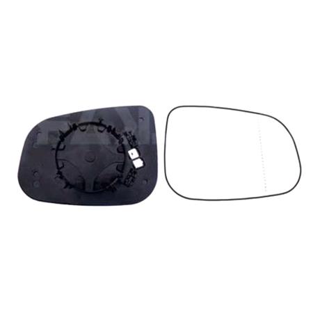 Right Mirror Glass (heated) & Holder   Original Replacement