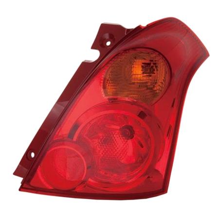 Right Rear Lamp (Supplied Without Bulb Holders) for Suzuki SWIFT III 2007 2010