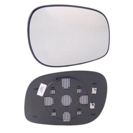 Right Wing Mirror Glass (heated, OE) & Holder for FREELANDER, 2001 2003 (  150155GAM)
