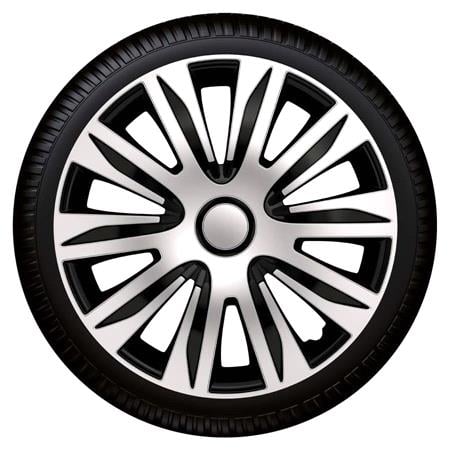 Nardo Silver Black Premium 15 Inch Wheel Trim Set of 4 