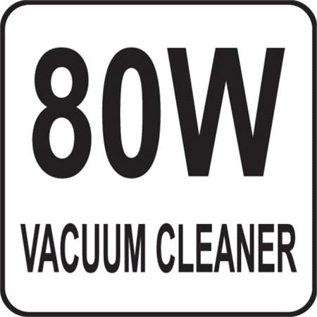 CAR VACUUM CLEANER WITH COMPRESSOR 80W
