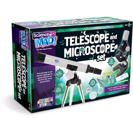 Science Mad Telescope and Microscope Set