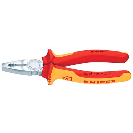 Knipex 81204 180mm Fully Insulated Combination Pliers
