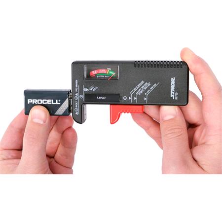 BATTERY TESTER 1.5V AND 9V