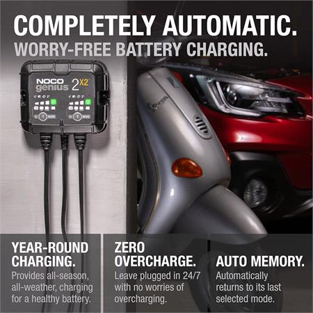 NOCO GENIUS2X2 4A 2 Bank Battery Charger