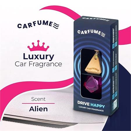 Alien Car Air Freshener   Carfume Alien Spirit Purple Original 
