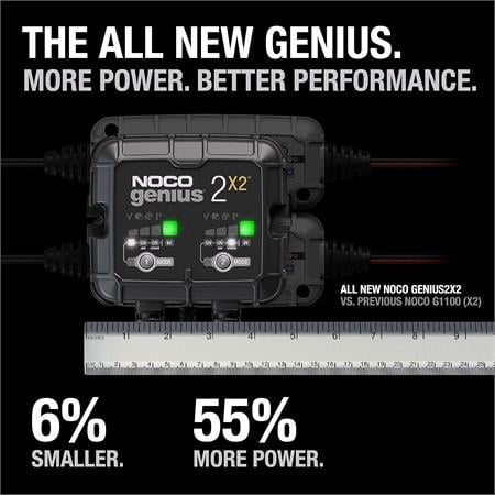 NOCO GENIUS2X2 4A 2 Bank Battery Charger