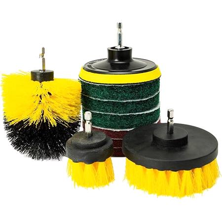 Drill Brush & Scrub Set   10 Piece Set
