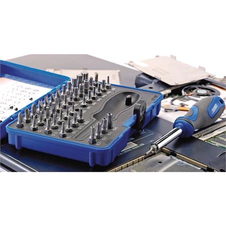 Draper 82399 Security Screwdriver Bit and Driver Set (45 Piece)
