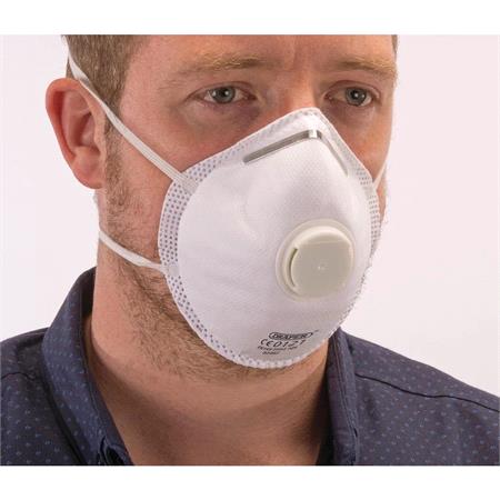 Draper 82483 FFP2 NR Moulded Masks (Pack of 10)