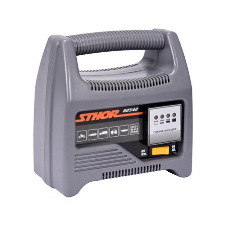BATTERY CHARGER 12V 6A 90AH LED