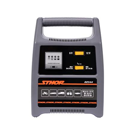 BATTERY CHARGER 6/12V 12A 210AH LED