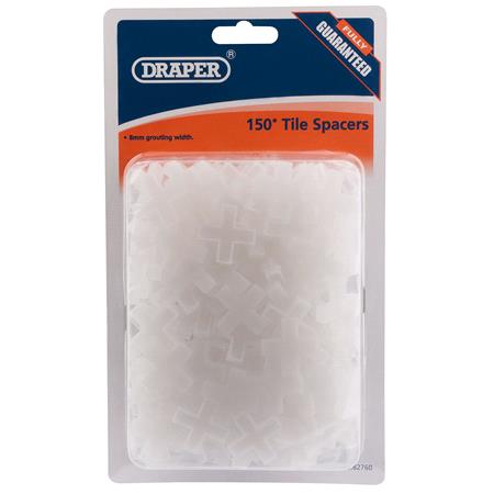 Draper 82760 8mm Tile Spacers (Approx 150)