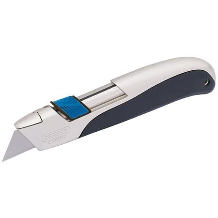 Draper Expert 82833 Soft Grip Trimming Knife with 'Safe Blade Retractor' Feature