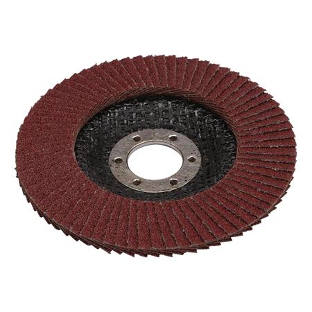 Draper 82870 Aluminium Oxide Flap Disc, 115 x 22.23mm, 80 Grit