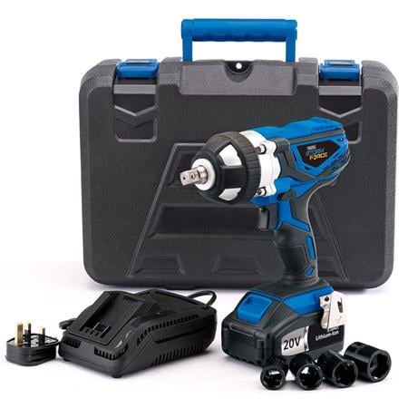 Draper Expert 82983 20V Cordless Impact Wrench with 1 LI ION Battery (3.0Ah) and Charger