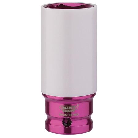 Draper Expert 83059 HI TORQ Wheel Nut Socket for Alloy Wheels, 1/2" Sq. Dr. (24mm)