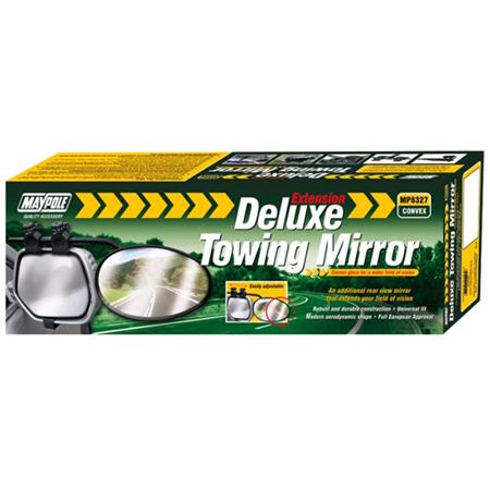 Maypole Towing Extension Mirror   Deluxe Convex Glass