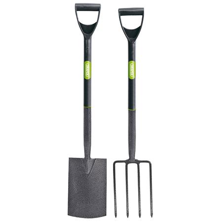 Draper 83971 Carbon Steel Garden Fork and Spade Set