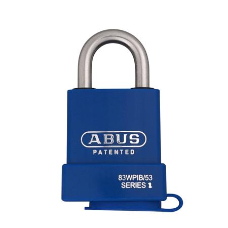ABUS Weatherproof Plastic Coated Brass Padlock   53mm