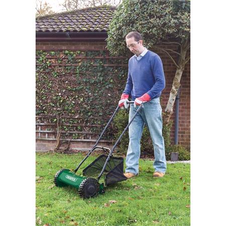 Draper Tools Hand Lawn Mower (380mm Cutting Width) 