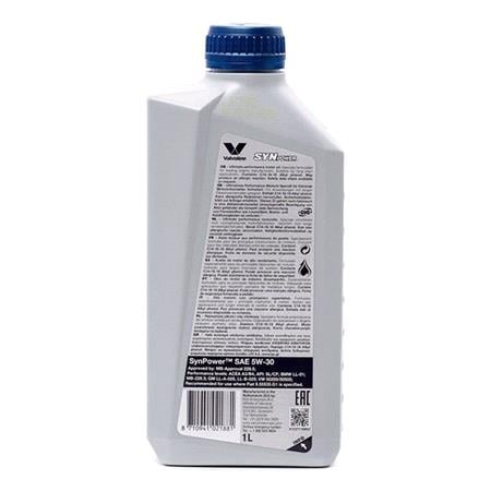Valvoline SynPower A3/B4 5W 30 Engine Oil   1 Litre