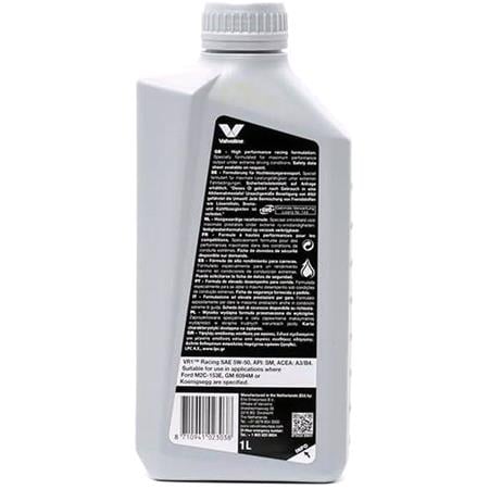 Valvoline VR1 Racing A3/B4 5W 50 Engine Oil   1 Litre