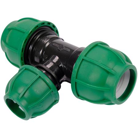 REDUCING TEE PP 32MM x 25MM x 32MM