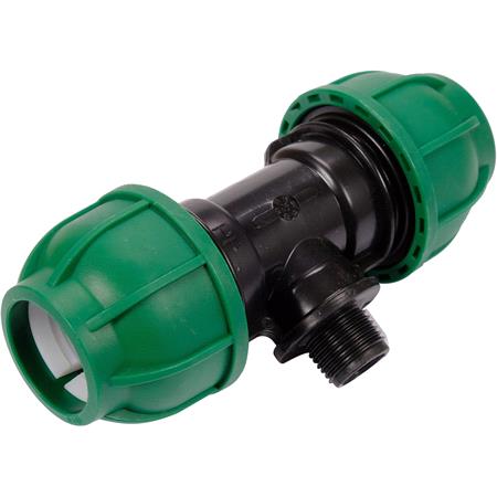 PIPE CONNECTOR PP GZ 32MM x 1/2" x 32MM