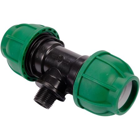 PIPE CONNECTOR PP GZ 32MM x 1/2" x 32MM