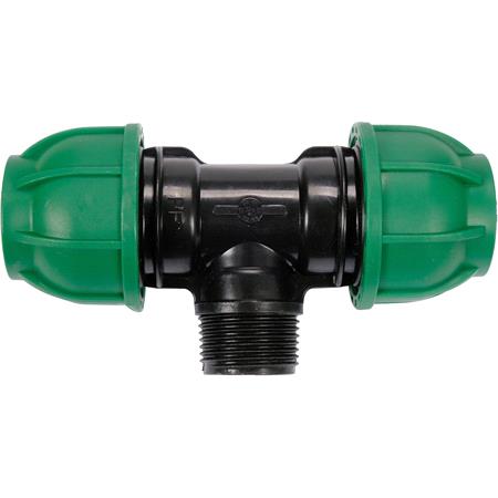 PIPE CONNECTOR PP GZ 32MM x 1/2" x 32MM