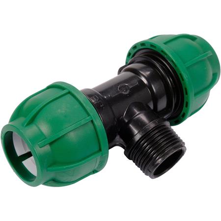 PIPE CONNECTOR PP GZ 32MM x 1" x 32MM
