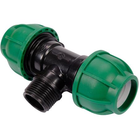 PIPE CONNECTOR PP GZ 32MM x 1" x 32MM