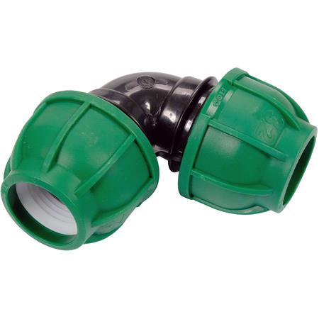 PIPE CONNECTOR PP 90° 32MM x 32MM