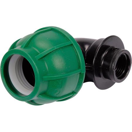 PIPE CONNECTOR PP 90° GW 32MM x 1/2"