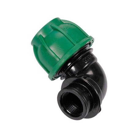 PIPE CONNECTOR PP 90° GW 32MM x 3/4"