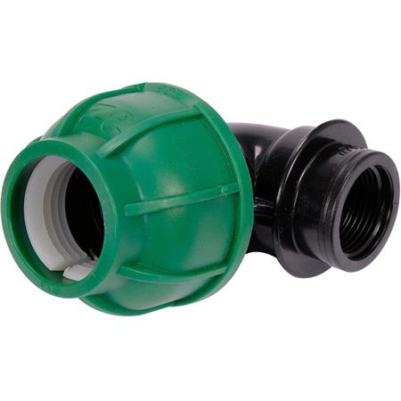 PIPE CONNECTOR PP 90° GW 32MM x 3/4"