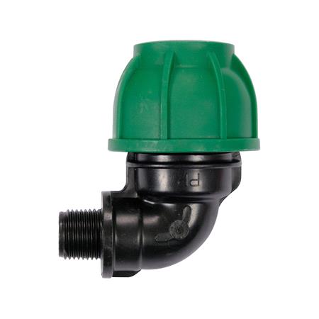 PIPE CONNECTOR PP 90° GZ 32MM x 1/2"