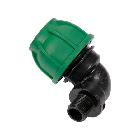PIPE CONNECTOR PP 90° GZ 32MM x 1/2"