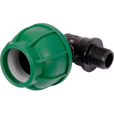 PIPE CONNECTOR PP 90° GZ 32MM x 1/2"