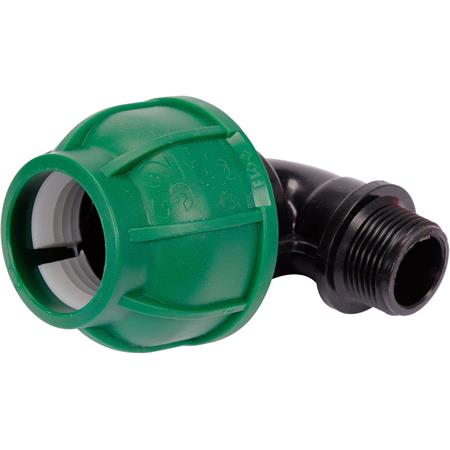 PIPE CONNECTOR PP 90° GZ 32MM x 3/4"