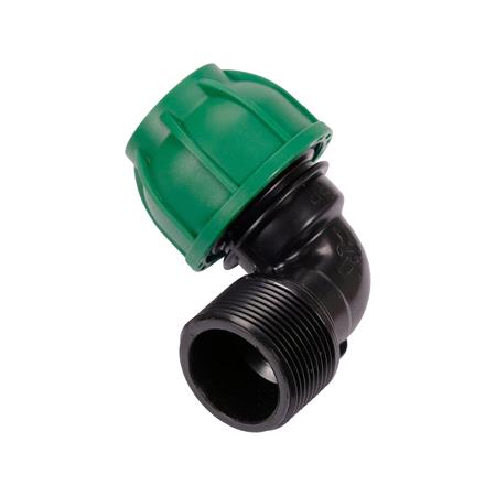 PIPE CONNECTOR PP 90° GZ 32MM x 5/4"
