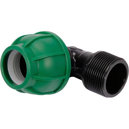 PIPE CONNECTOR PP 90° GZ 32MM x 5/4"