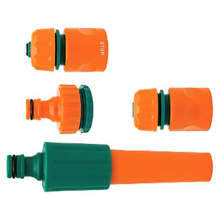 Hose Set with Tap Adaptor 3/4" & 1"   Pack of 4