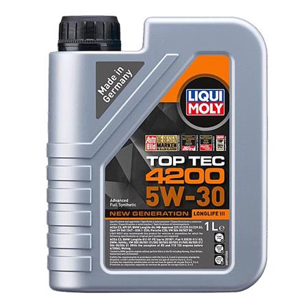 Liqui Moly 5W 30 C3 Top Tec 4200 Longlife III Engine Oil   1 Litre