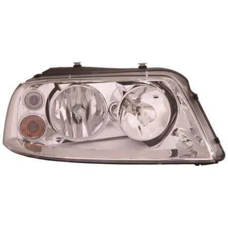 Right Headlamp (Halogen, Takes H7 / H1 Bulbs, Original Equipment) for Seat ALHAMBRA 2001 2010