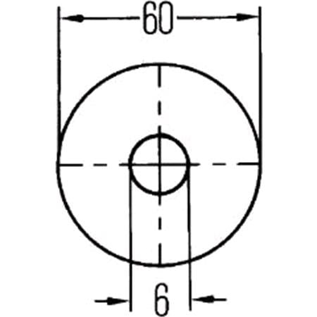 HELLA Rear Reflector