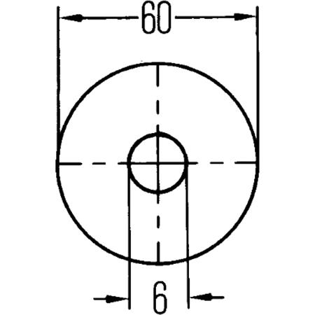 HELLA Rear Reflector